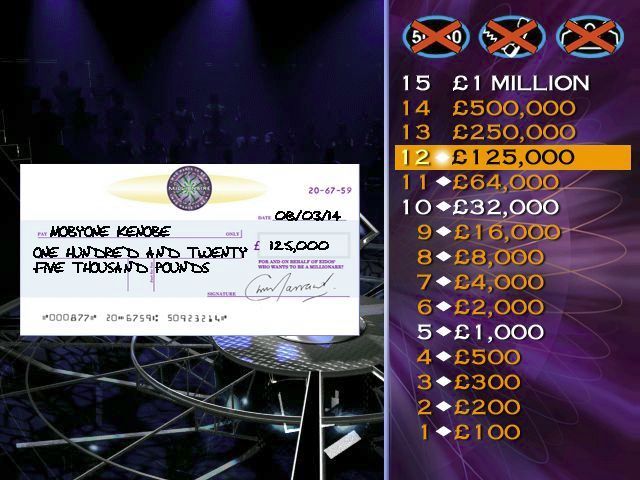 Who Wants To Be A Millionaire 2nd Edition screenshot 5 for Playstation